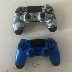 TWO PlayStation 4 Controllers